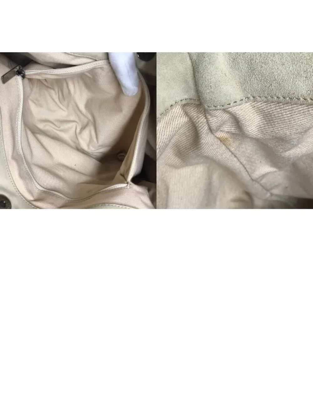 Chanel Handbag CC Logo Jumbo Canvas Beige